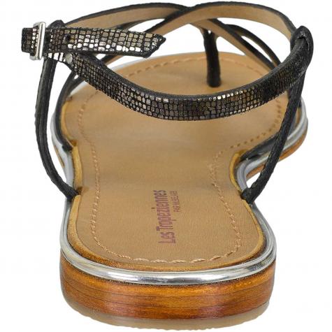 Les Tropeziennes Damen Sandalen Monaco schwarz/schwarz 