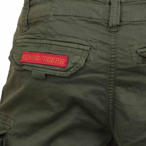 Alpha Industries Shorts Crew Patch oliv 