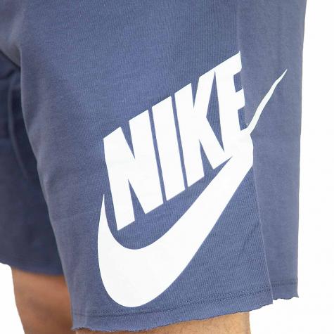 Nike Shorts GX1 French Terry blau/weiß 