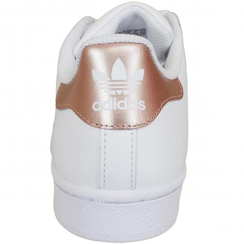 Adidas Originals Damen Sneaker Superstar weiß/gold 