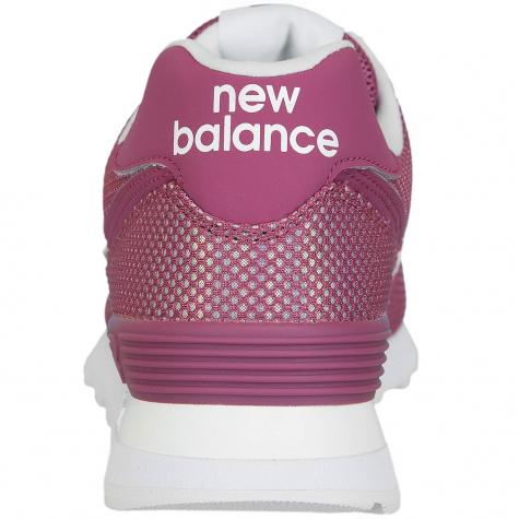 New Balance Damen Sneaker 574 Textil/Synthetik pink 