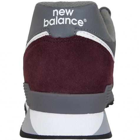 New Balance Sneaker 446 Wildleder/Textil weinrot/grau 