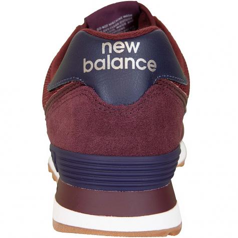New Balance Sneaker 574 weinrot 