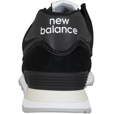 New Balance Sneaker 574 Leder/Mesh/Synthetik schwarz 