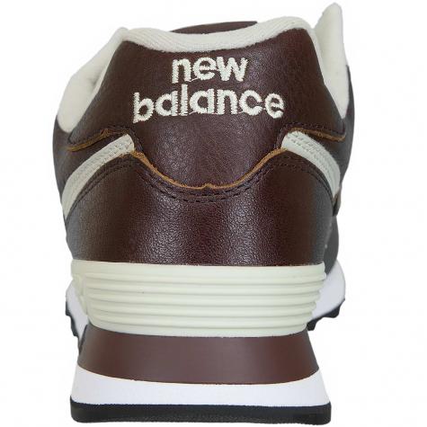 New Balance Sneaker 574 Leder/Synthetik braun 