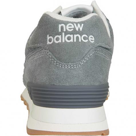 New Balance Sneaker 574 Leder/Synthetik grau 