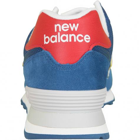 New Balance Sneaker 574 Leder/Textil blau 