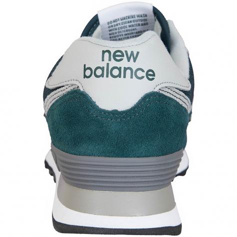 New Balance Sneaker 574 Leder/Textil/PU grün 