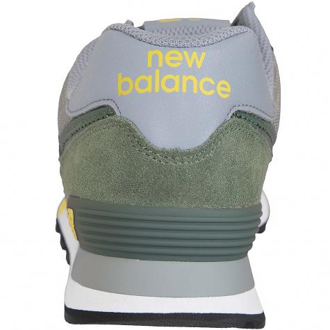 New Balance Sneaker 574 Leather/Textile/PU grün 