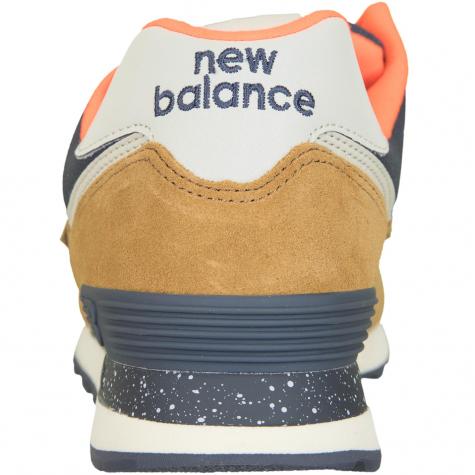 New Balance Sneaker 574 Leder/Textil/Synthetik braun 