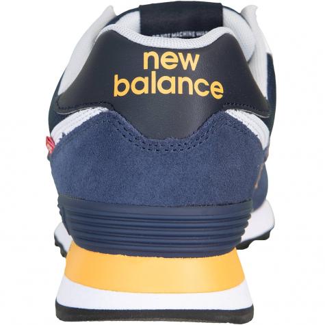 New Balance NB 574 Sneaker Schuhe navy/orange 