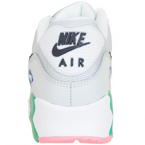 Nike Damen Sneaker Air Max 90 Essential weiß/pink/grün 