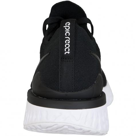 Nike Sneaker Epic React Flyknit 2 schwarz/weiß 