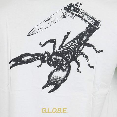 Globe T-Shirt Hard Times weiß 