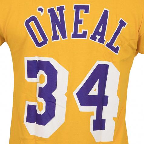 Mitchell & NessT-Shirt Los Angeles Lakers S. O`Neal gelb 