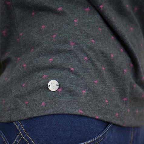 Mazine Damen T-Shirt Onslow schwarz/pink 
