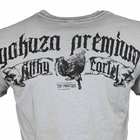 Yakuza Premium T-Shirt Vintage 400 hellgrau 