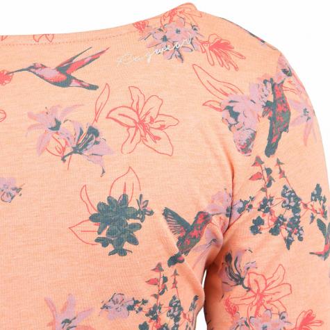 Ragwear Kleid Tanya Flowers E orange 