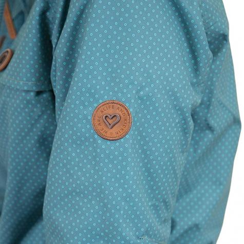 Alife & Kickin Damen-Jacke Charlotte A sky dots türkis 