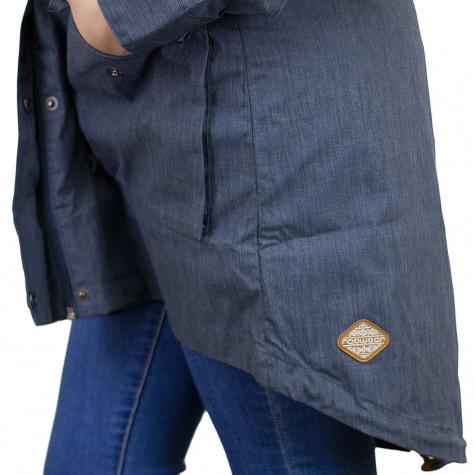 Ragwear Damen-Jacke Clancy dunkelblau