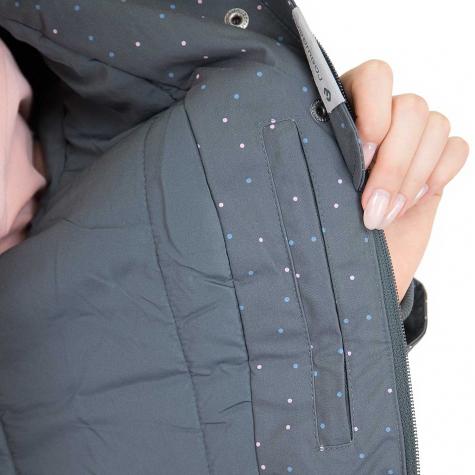 Ragwear Damen-Jacke Lynx Dots dunkelgrau 