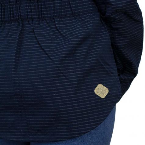 Ragwear Damen-Jacke Monade Stripes dunkelblau 