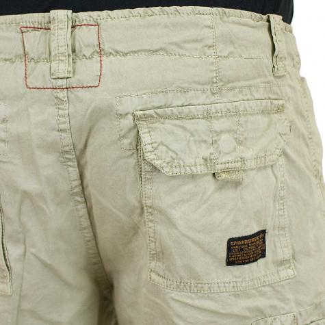 Alpha Industries Jet Shorts bone white