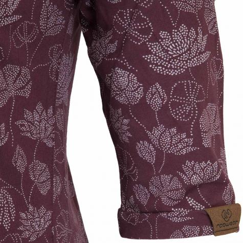Ragwear Kleid Tanya Flowers dunkelrot