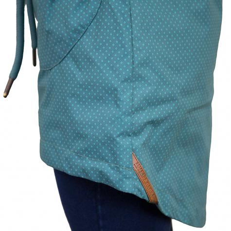 Alife & Kickin Damen-Jacke Charlotte A sky dots türkis 