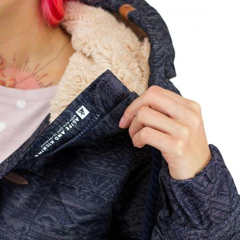 Alife & Kickin Damen Jacke Charlotte B denim AOP