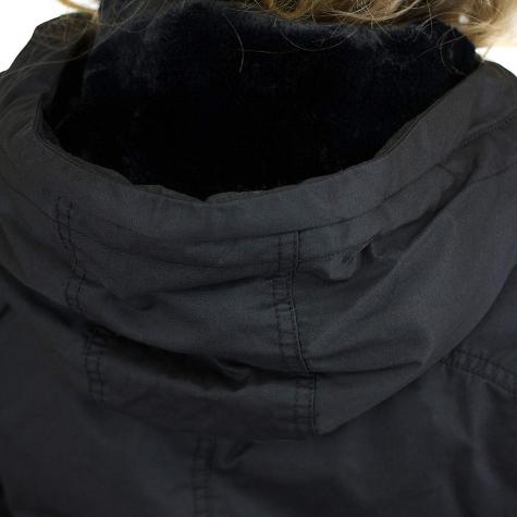 Bench Damen Jacke Waisted Parka schwarz