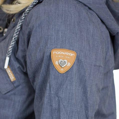 Ragwear Damen-Jacke Clancy dunkelblau