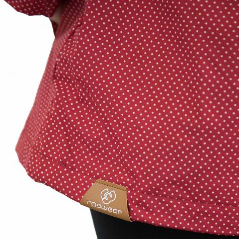 Ragwear Damen Windbreaker Melany Dots rot