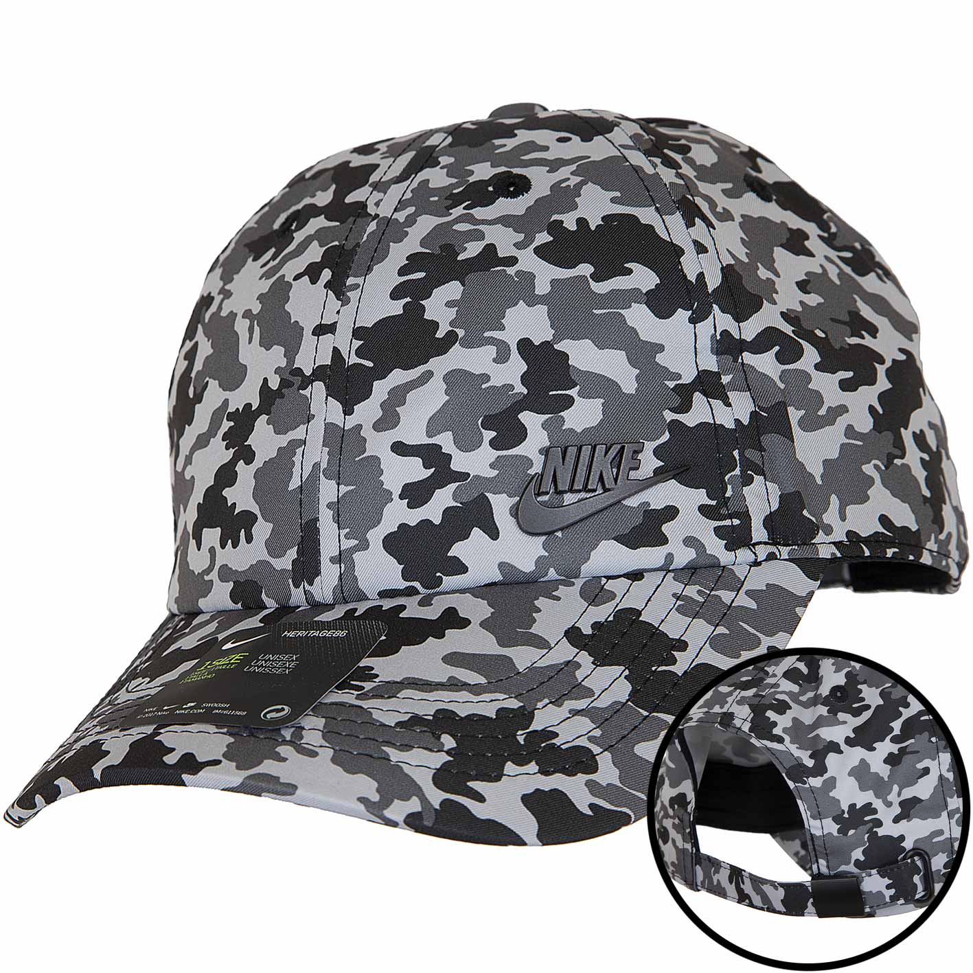 Nike Snapback Cap Aerobill H86 camouflage, anthrazit/schwarz hier