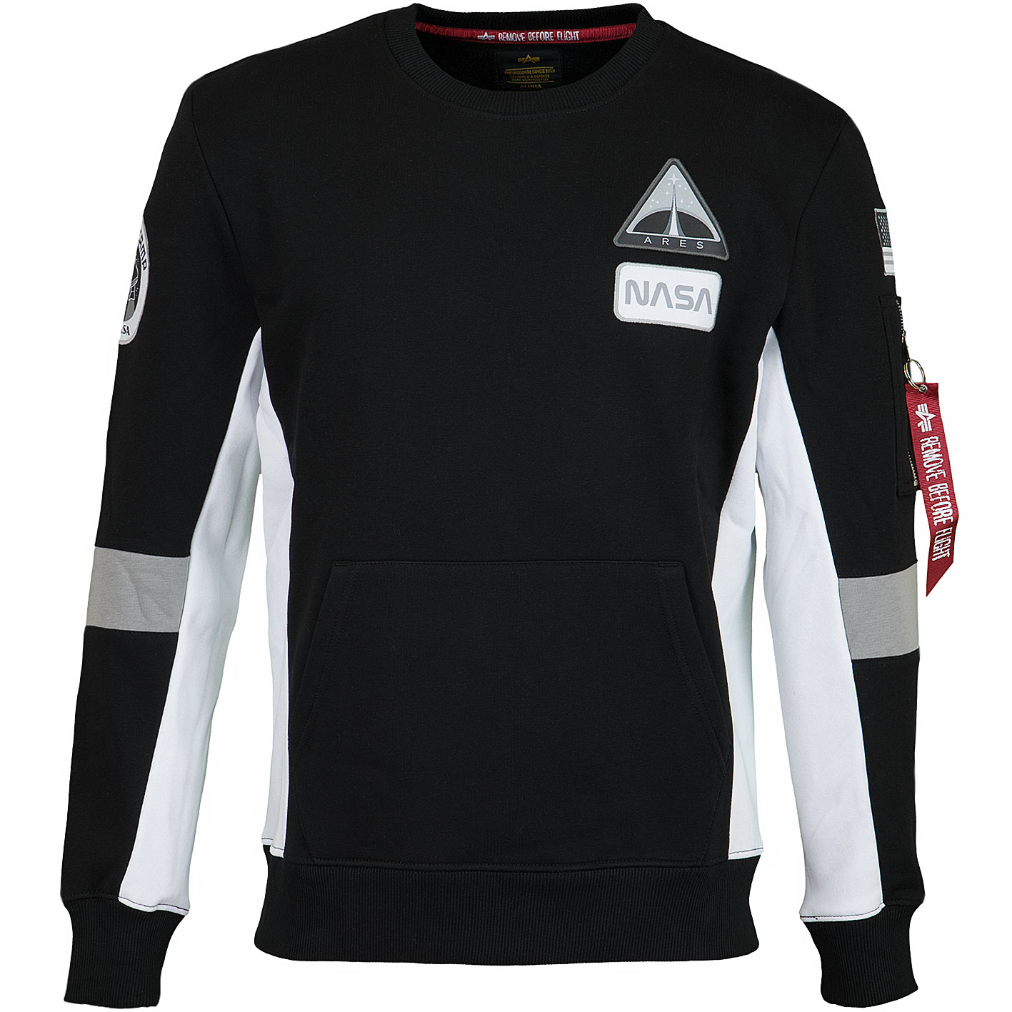 alpha industries pullover schwarz