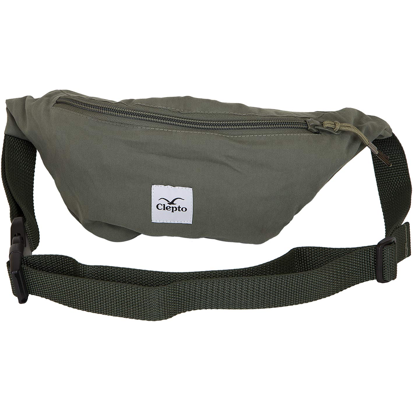 Marsupio Cleptomanicx Hipbag C.I.Patch – Cotone Biologico E Poliammide, Nero