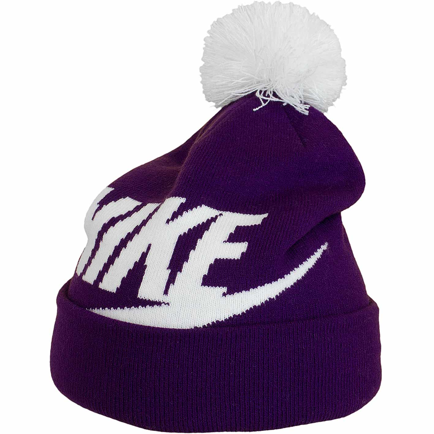 Nike Beanie Cuffed Pom lila/weiÃ - hier bestellen!