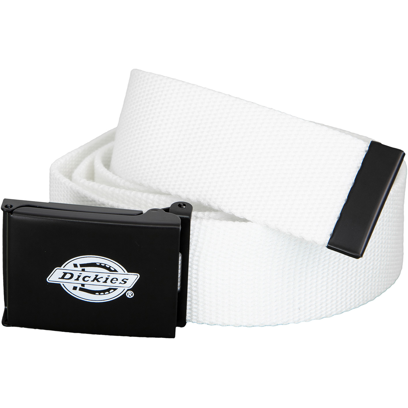 Cintura Dickies Orcutt Unisex, Tessuta, Regolabile, Lunga 120 Cm, Fibbia Nera Con Logo, Disponibile In Vari Colori