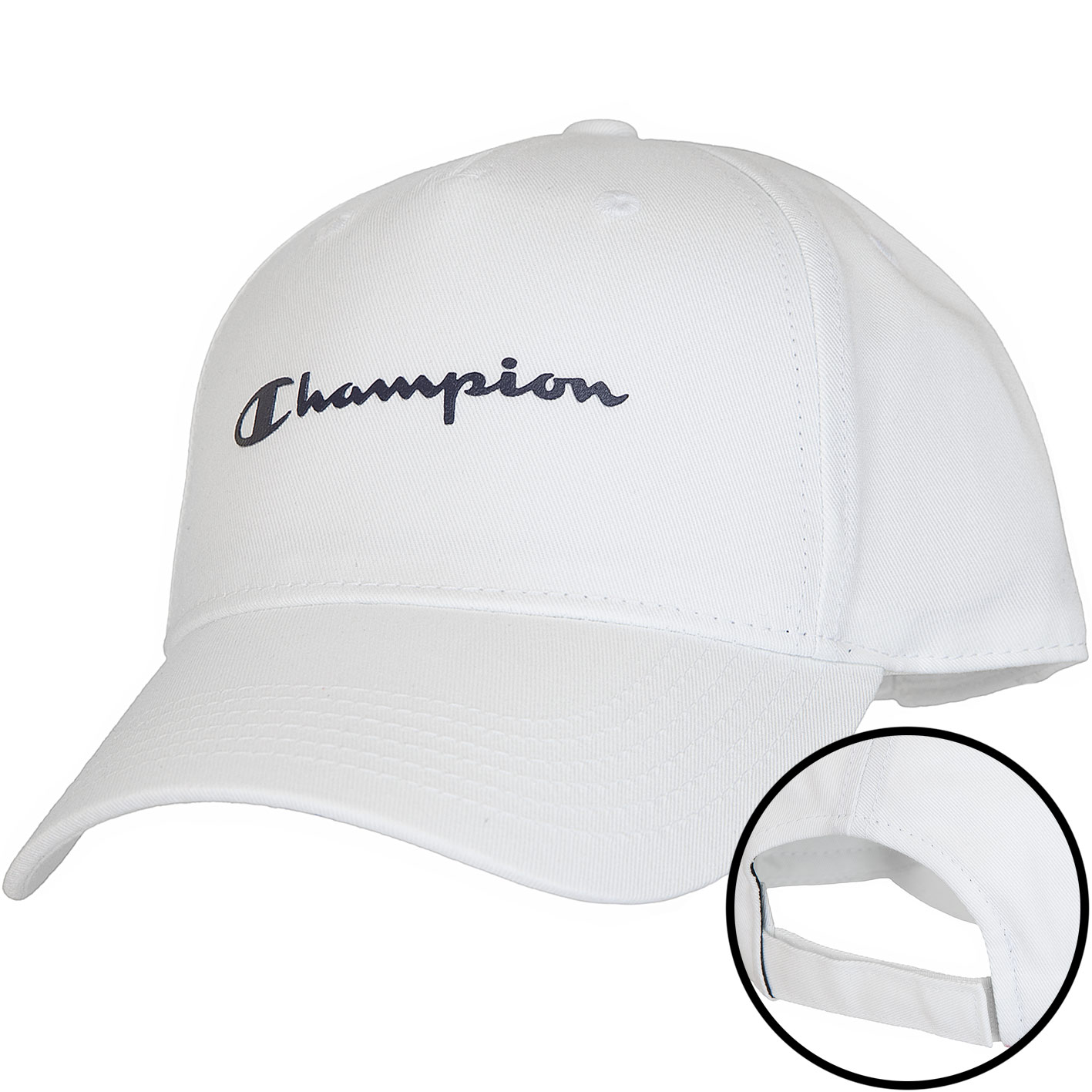 Champion Snapback Cap Baseball weiß hier bestellen!