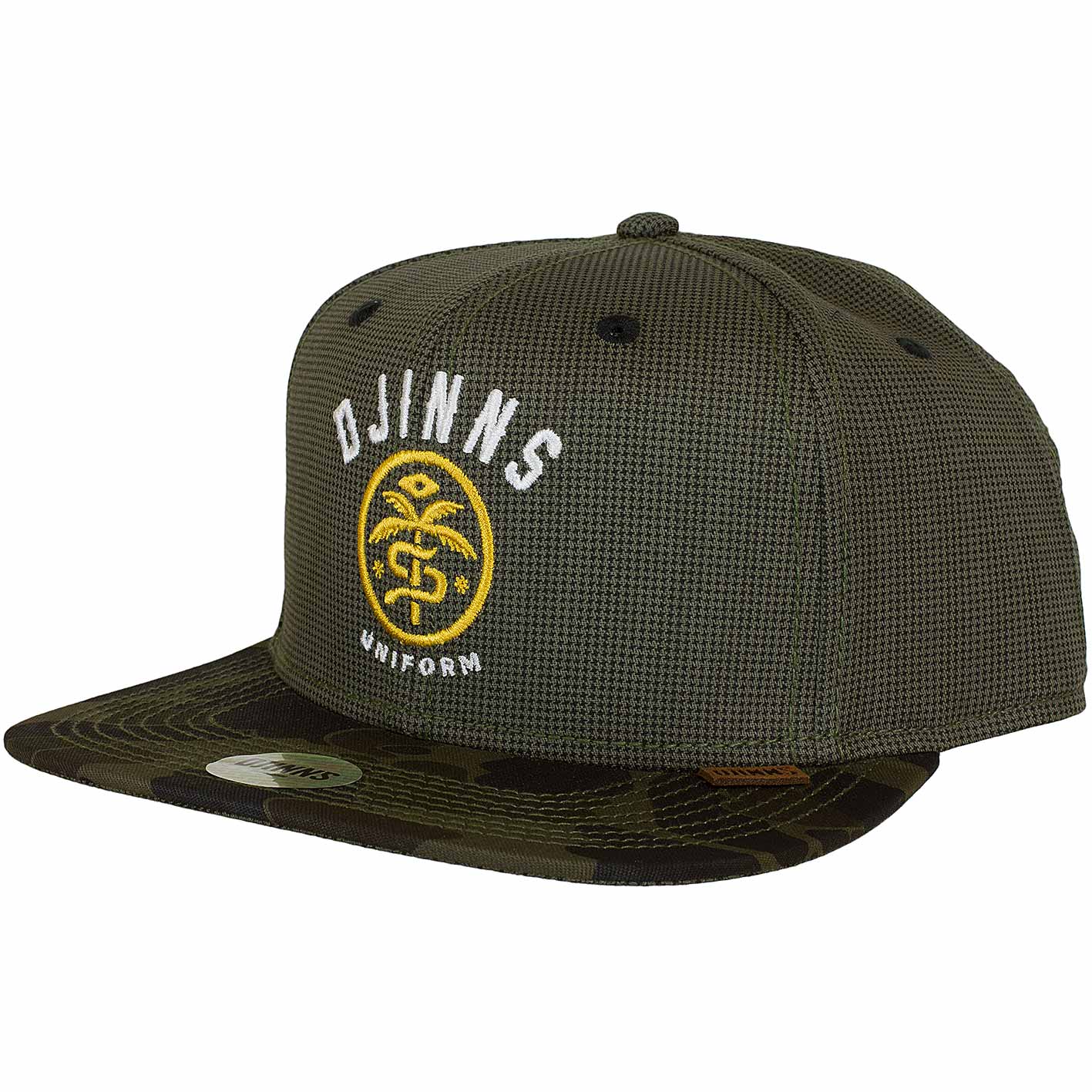 Snapback Cap 'Lama Linen' Von Djinns – Verstellbar, 65% Polyester/35% Baumwolle, Gerader Schirm