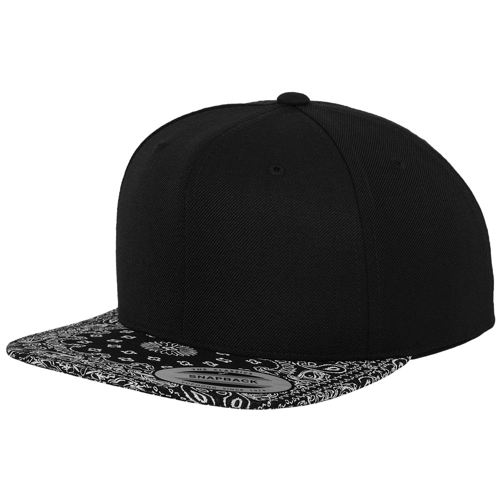 Bandana Snapback Cap black/black hier bestellen!