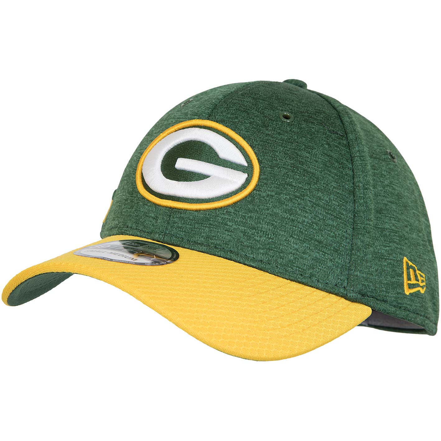New Era 39Thirty Flexfit Cap OnField Home Greenbay Packers grün/gelb ...