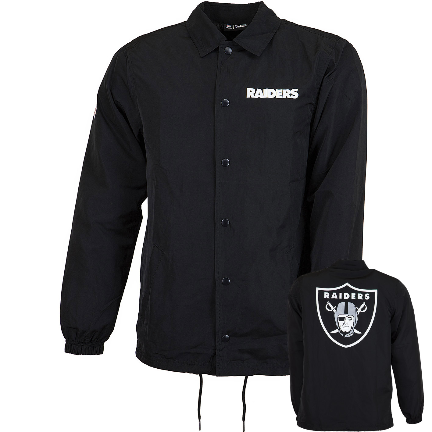 New Era Jacke Team Apparel NFL Coaches Oakland Raiders schwarz hier