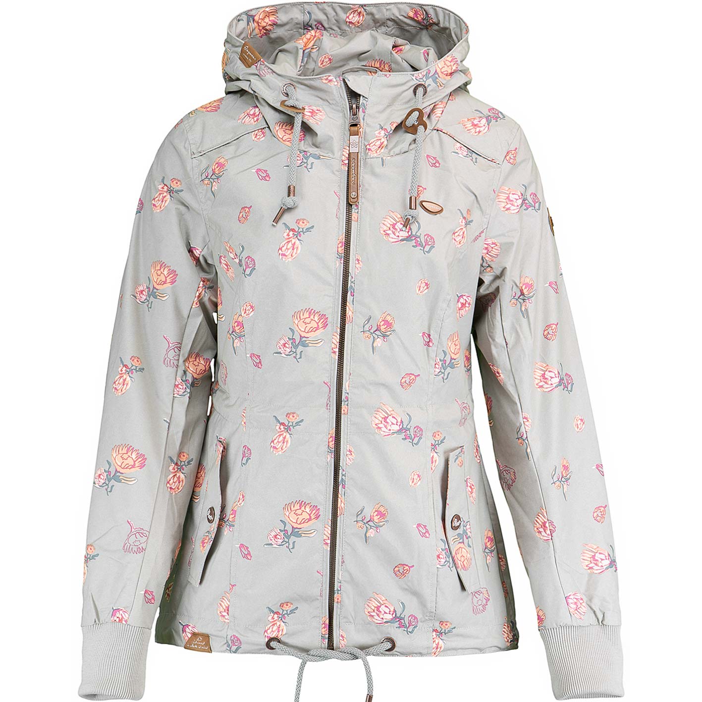 Ragwear YM Danka - Winterjas - black/zwart-metallic