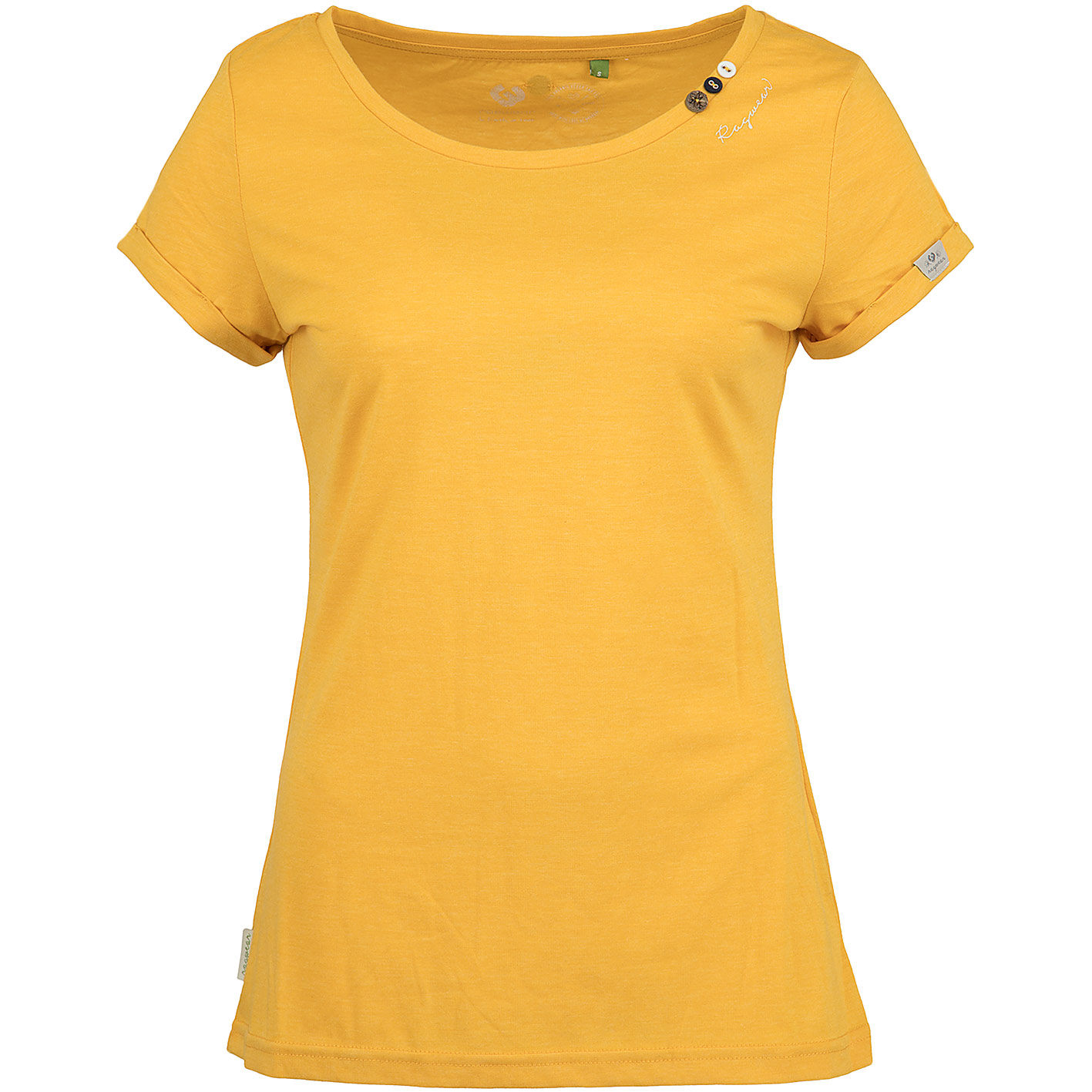 ☆ Ragwear Damen T-Shirt Florah Organic gelb - hier bestellen!