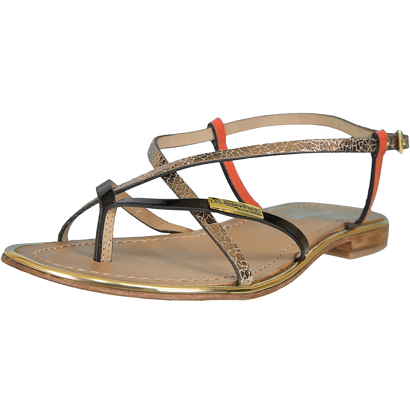 Leren kindersandalen Badox LES TROPEZIENNES¨ PAR M. BELARBI - goud