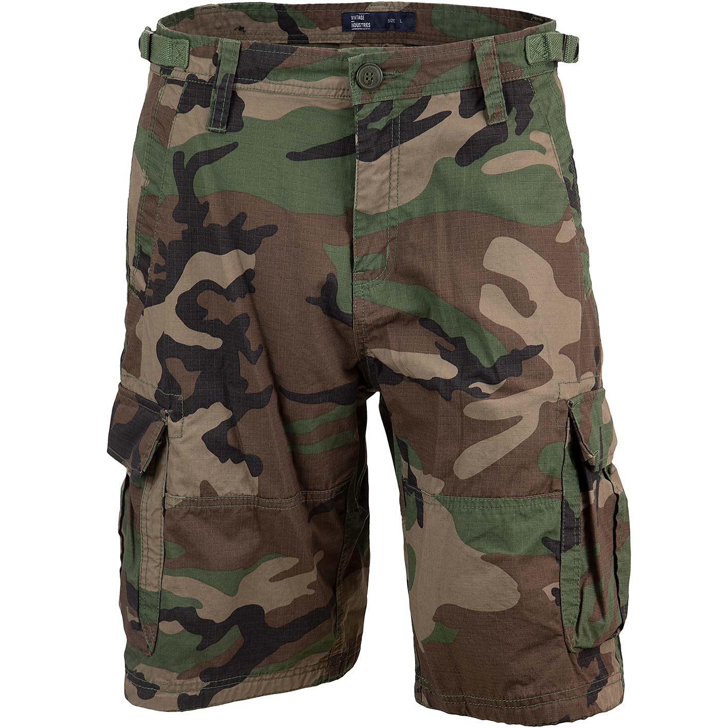 Vintage Industries Cargo-Shorts Terrance Schwarz - Hier Bestellen