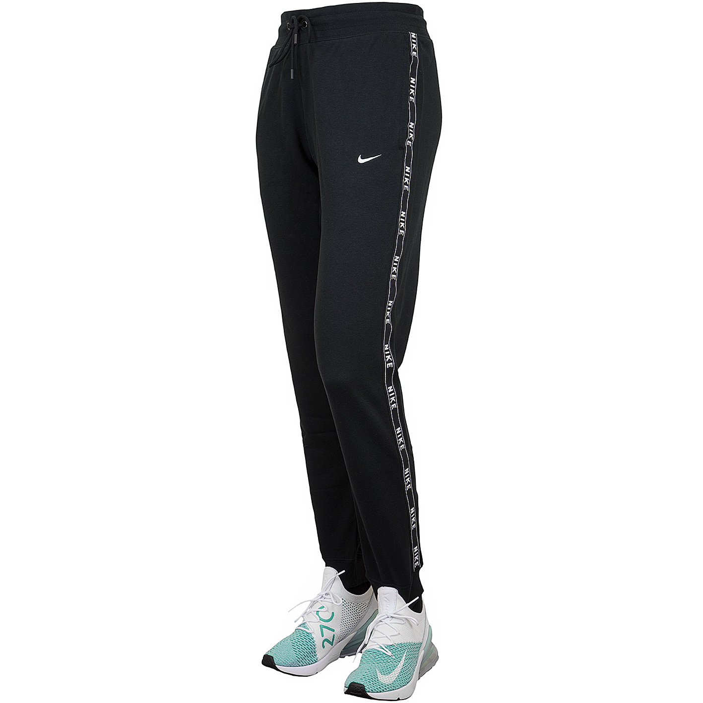 Nike Damen Sweatpants Logo Tape schwarz 
