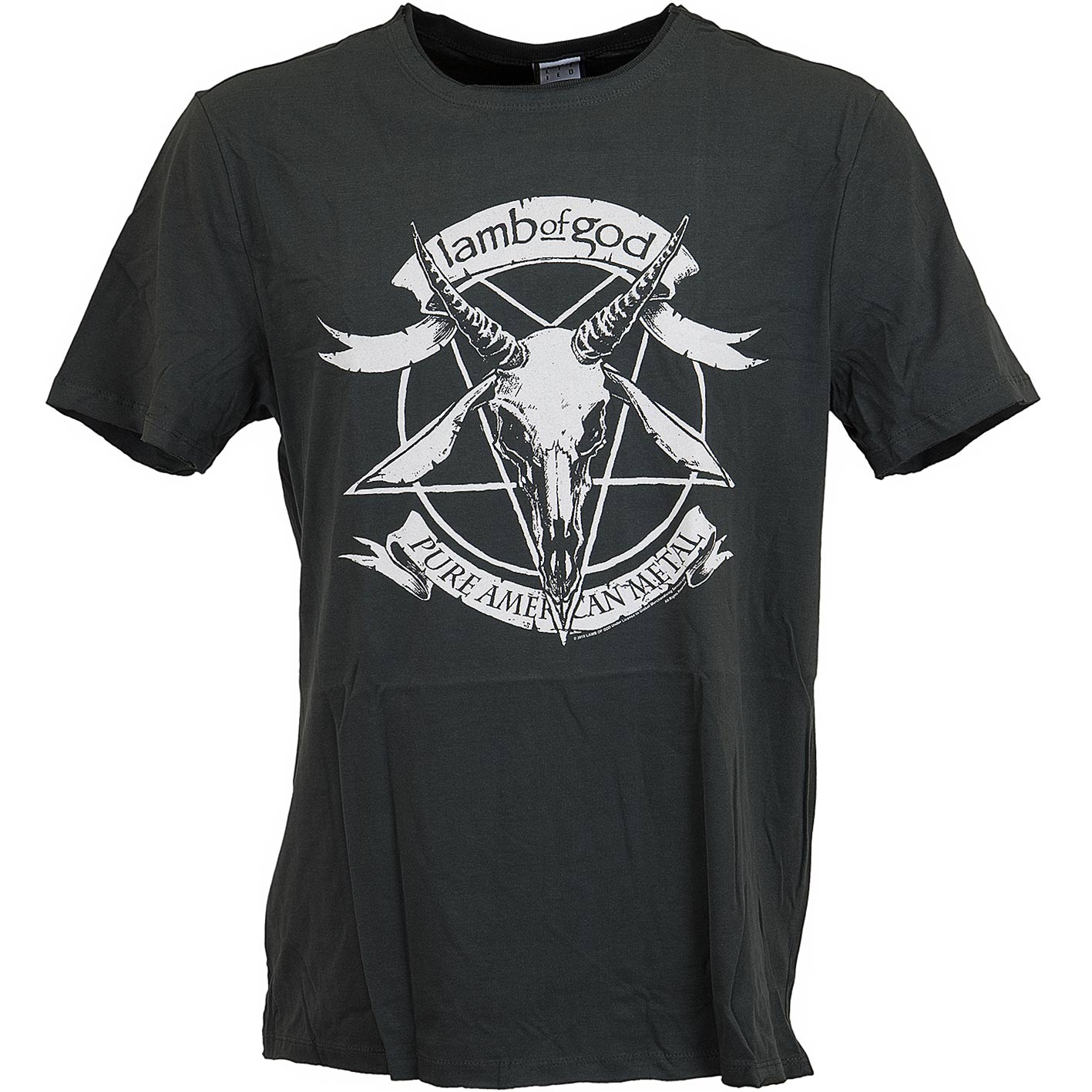 T-shirt Heavy Metal Lamb Of God - Hanes Heavyweight - Taille M - Coton Pré-rétréci - Occasion Très Bon état