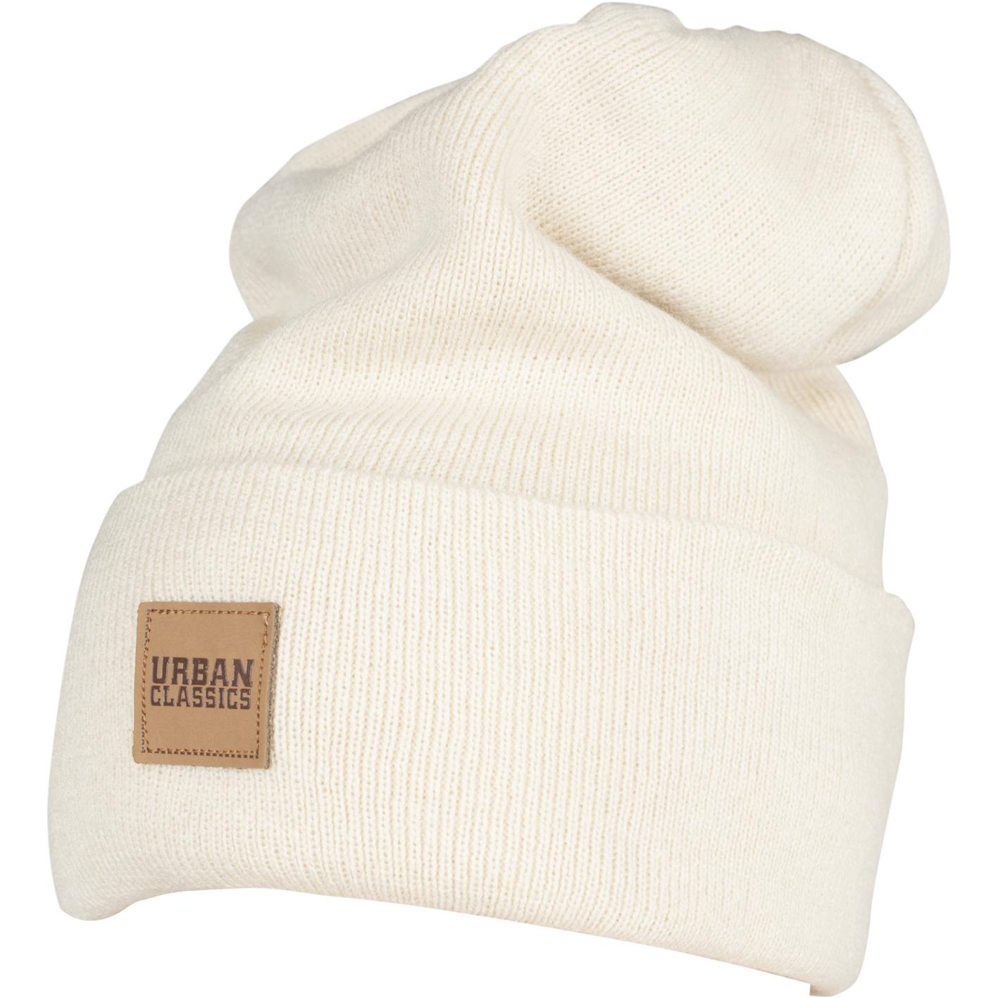 Urban Classics Slouch Beanie - Maroon, Youth Size, 95% Cotton 5% Elastane, Lightweight Jersey Knit - View #6